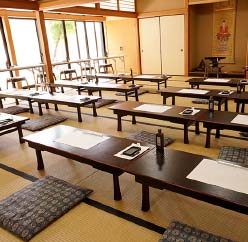 写経会会場の様子